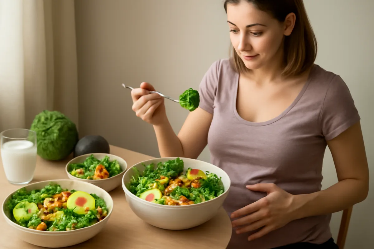 Insalatone complete per la gestazione: il modo migliore per assumere tutti i nutrienti essenziali