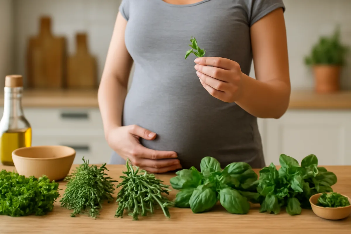 Quali erbe aromatiche puoi usare nelle ricette in gravidanza? La selezione sicura che dà sapore ai tuoi piatti